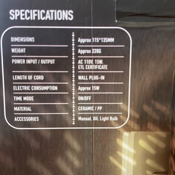 NWT Bluzen Ceramic Plug-In Essential Oil Diffuser in lovely powder blue + oil - Picture 11 of 11